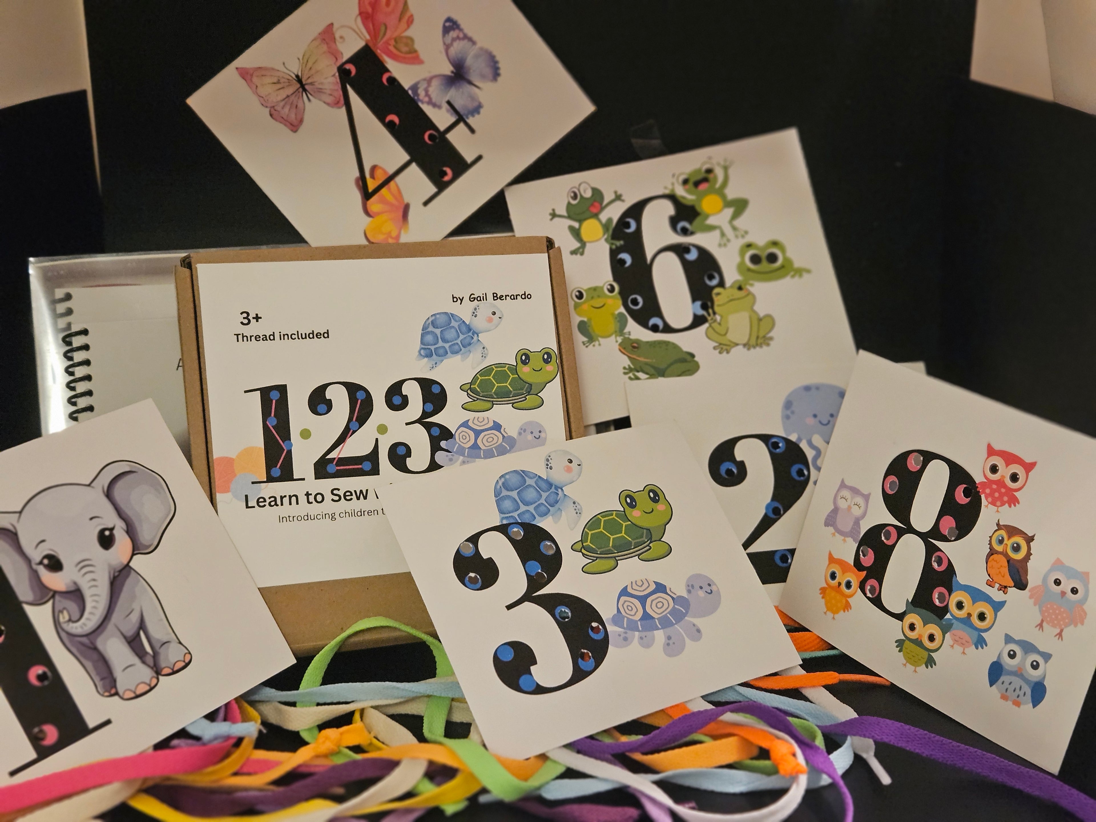 Learn to Sew 123 Cards