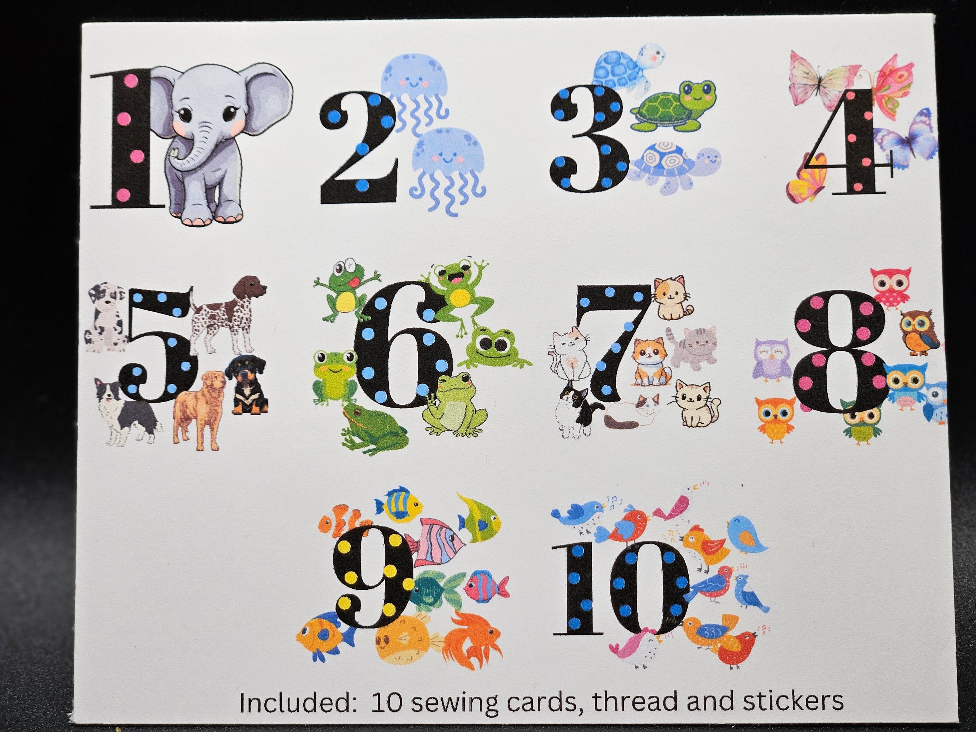 Learn to Sew 123 Cards